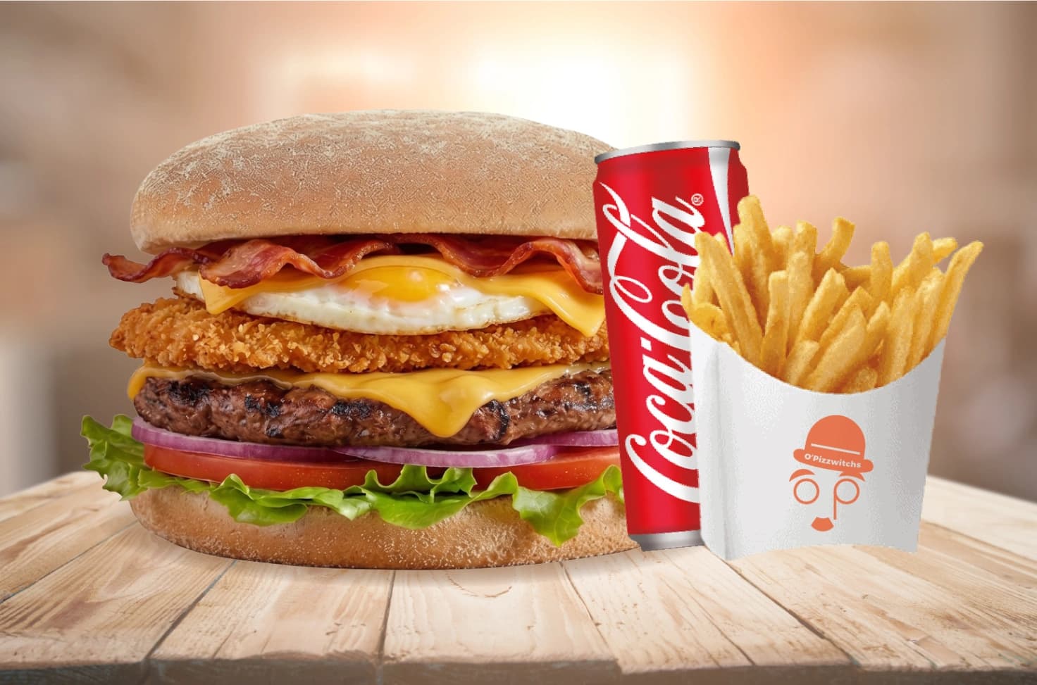 Menu gamme burger